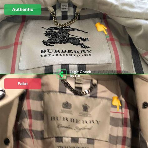 burberry label real vs fake|identify burberry raincoat.